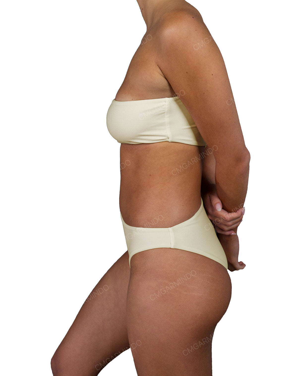 One Shoulder Bandeau One Piece