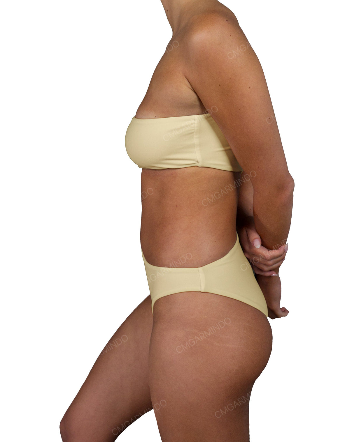 One Shoulder Bandeau One Piece