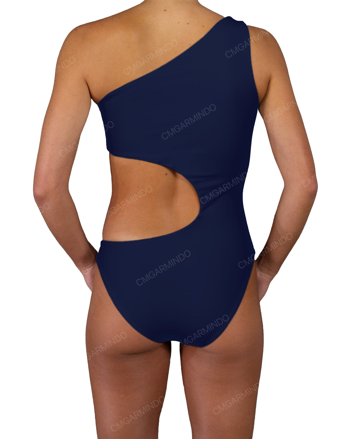 One Shoulder Bandeau One Piece