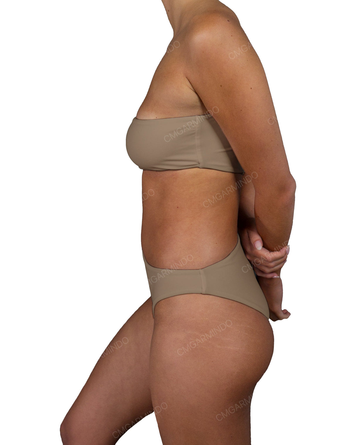 One Shoulder Bandeau One Piece