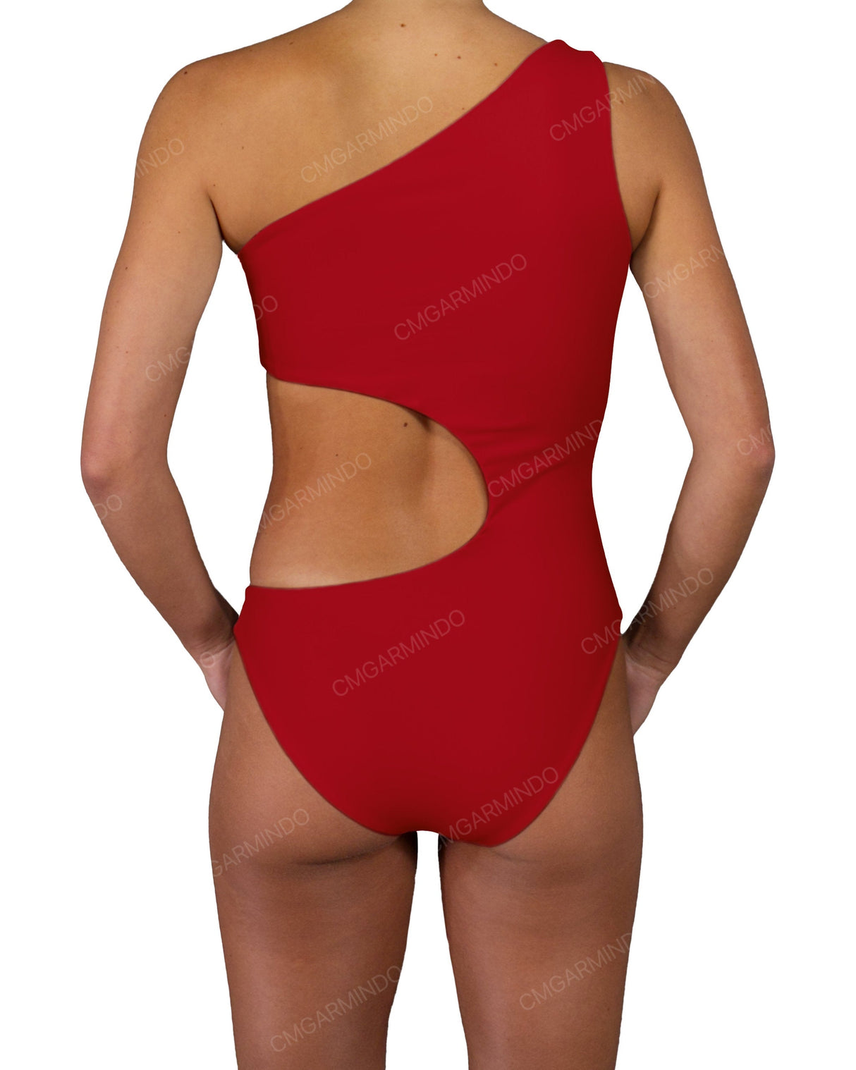 One Shoulder Bandeau One Piece