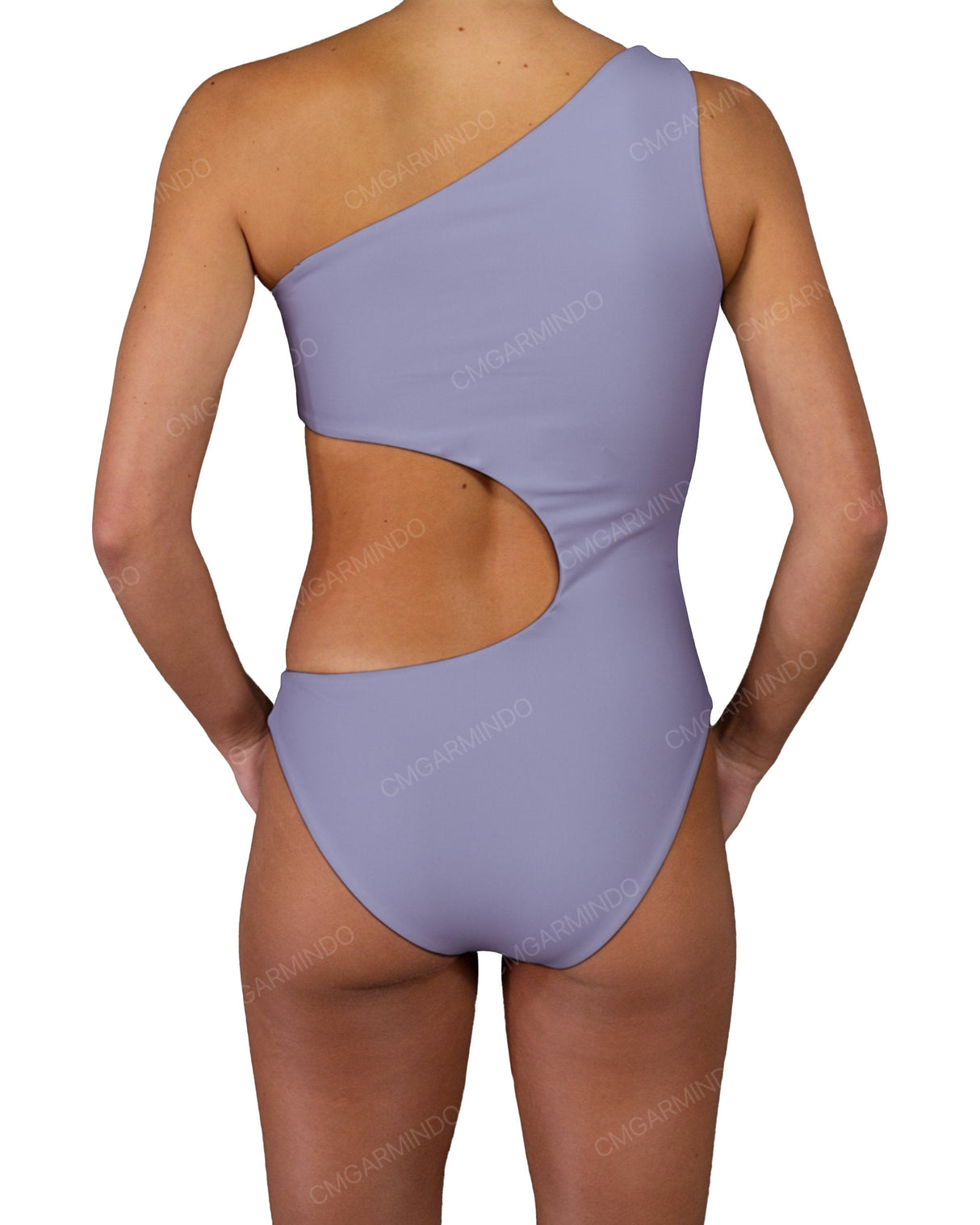 One Shoulder Bandeau One Piece
