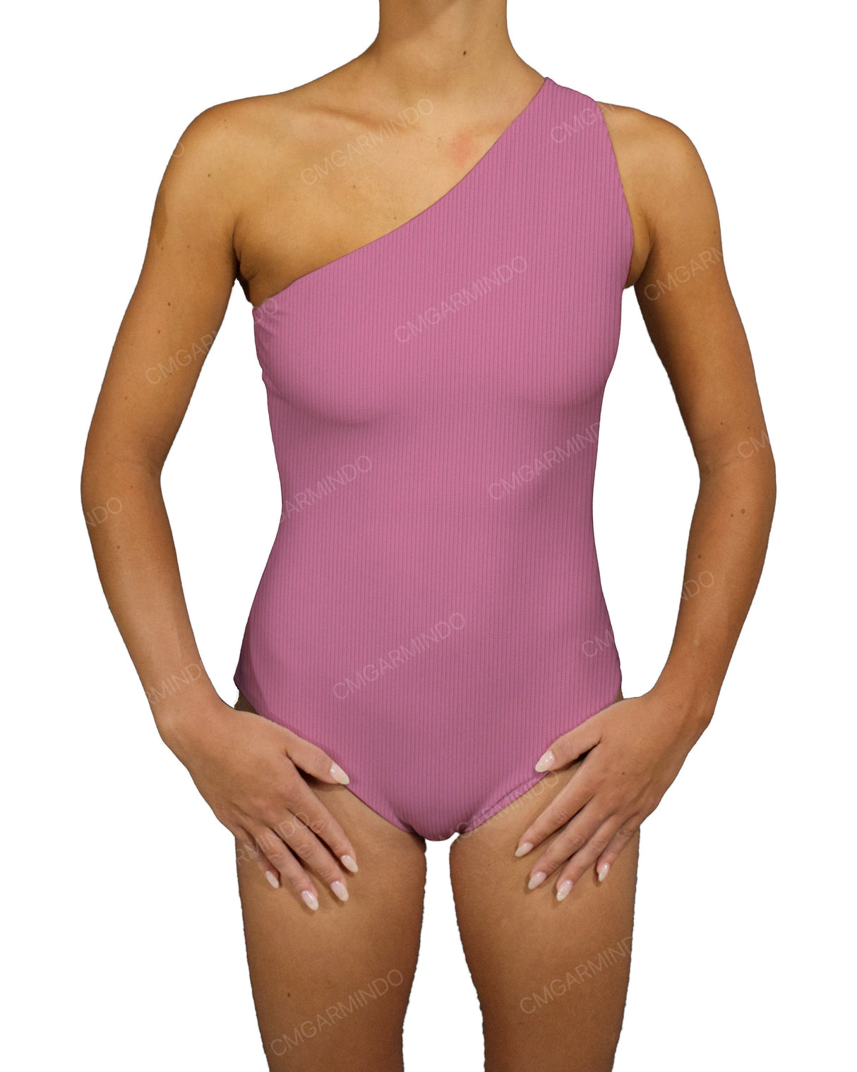 Wide One Shoulder One Piece