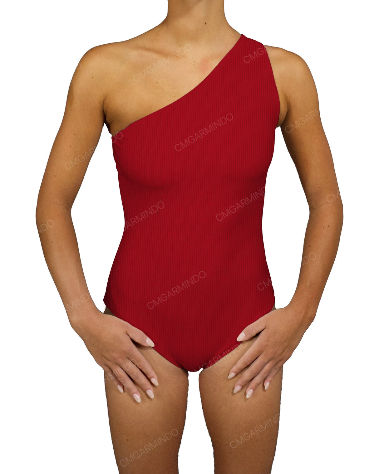 Wide One Shoulder One Piece