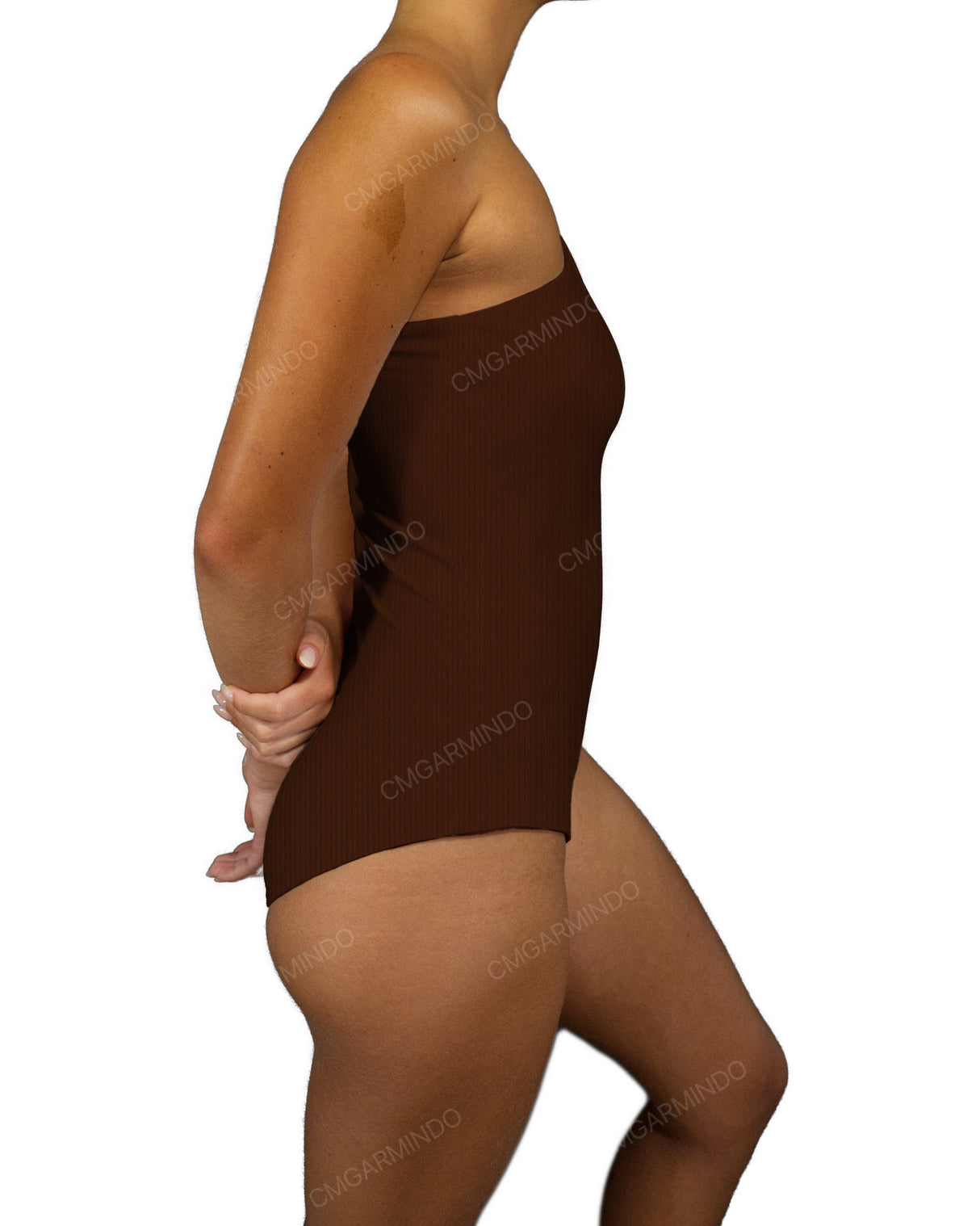 Wide One Shoulder One Piece