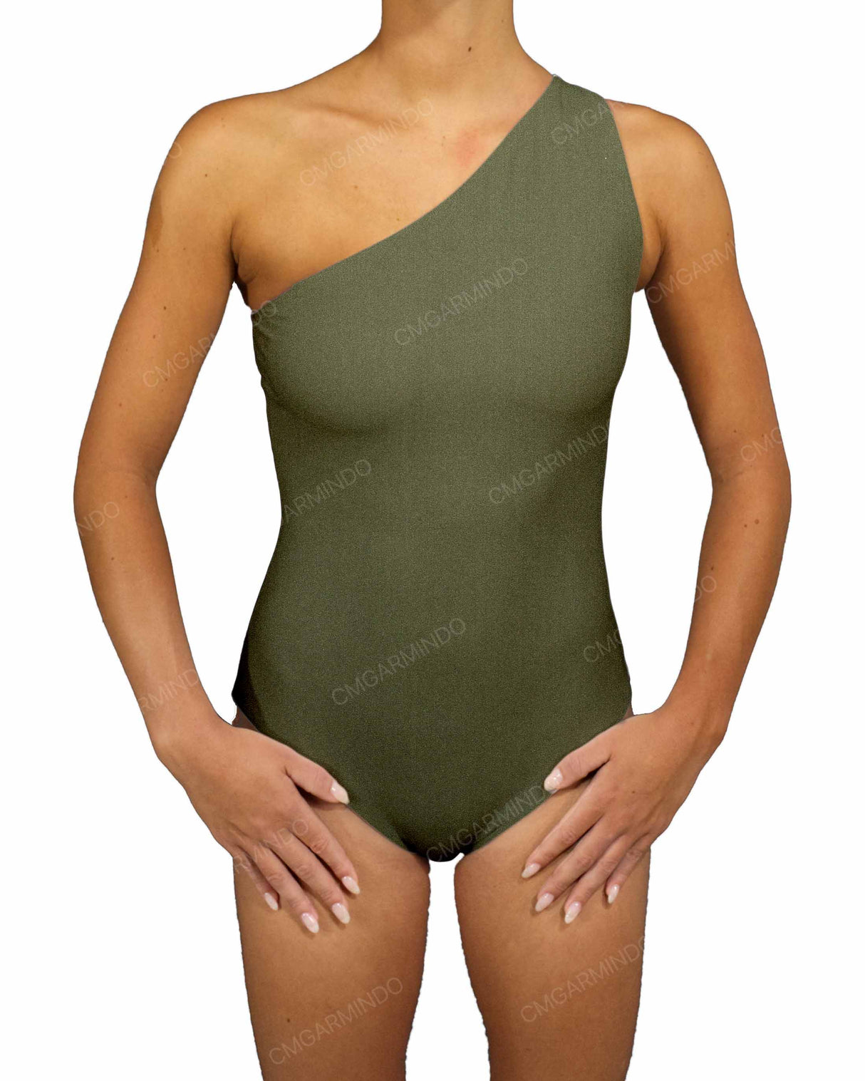 Wide One Shoulder One Piece