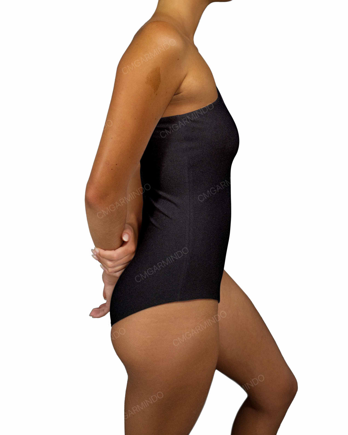 Wide One Shoulder One Piece