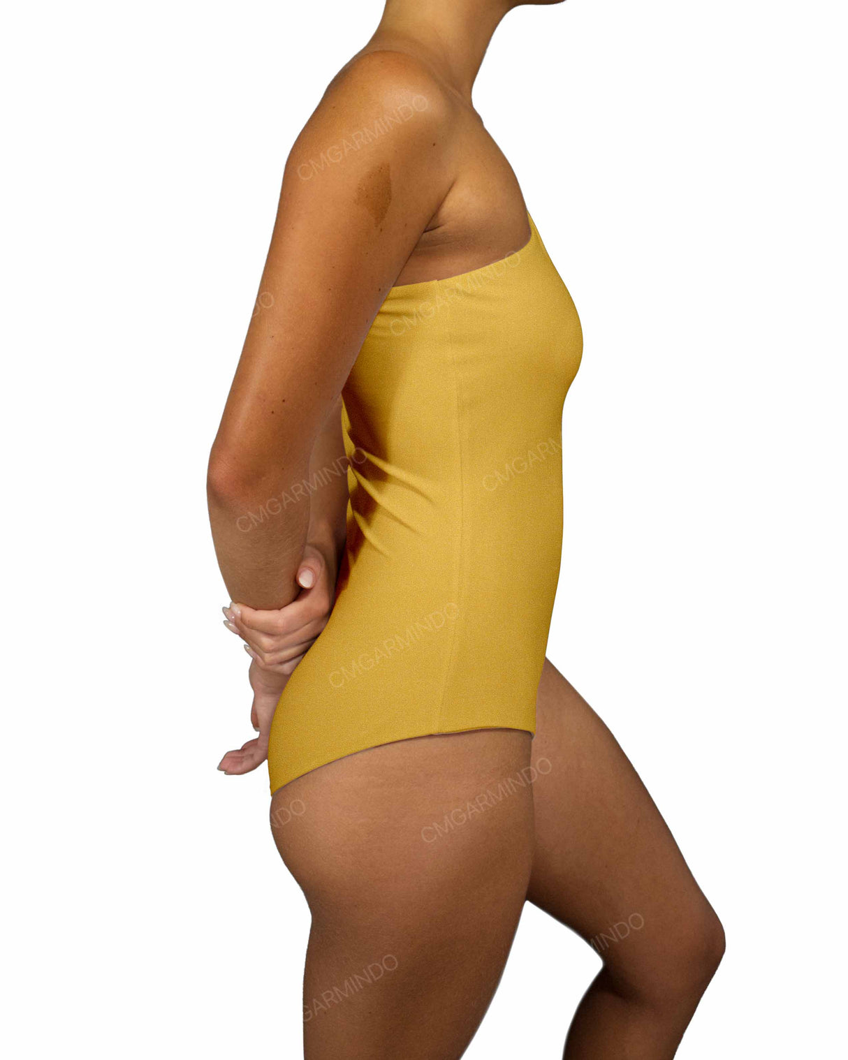 Wide One Shoulder One Piece
