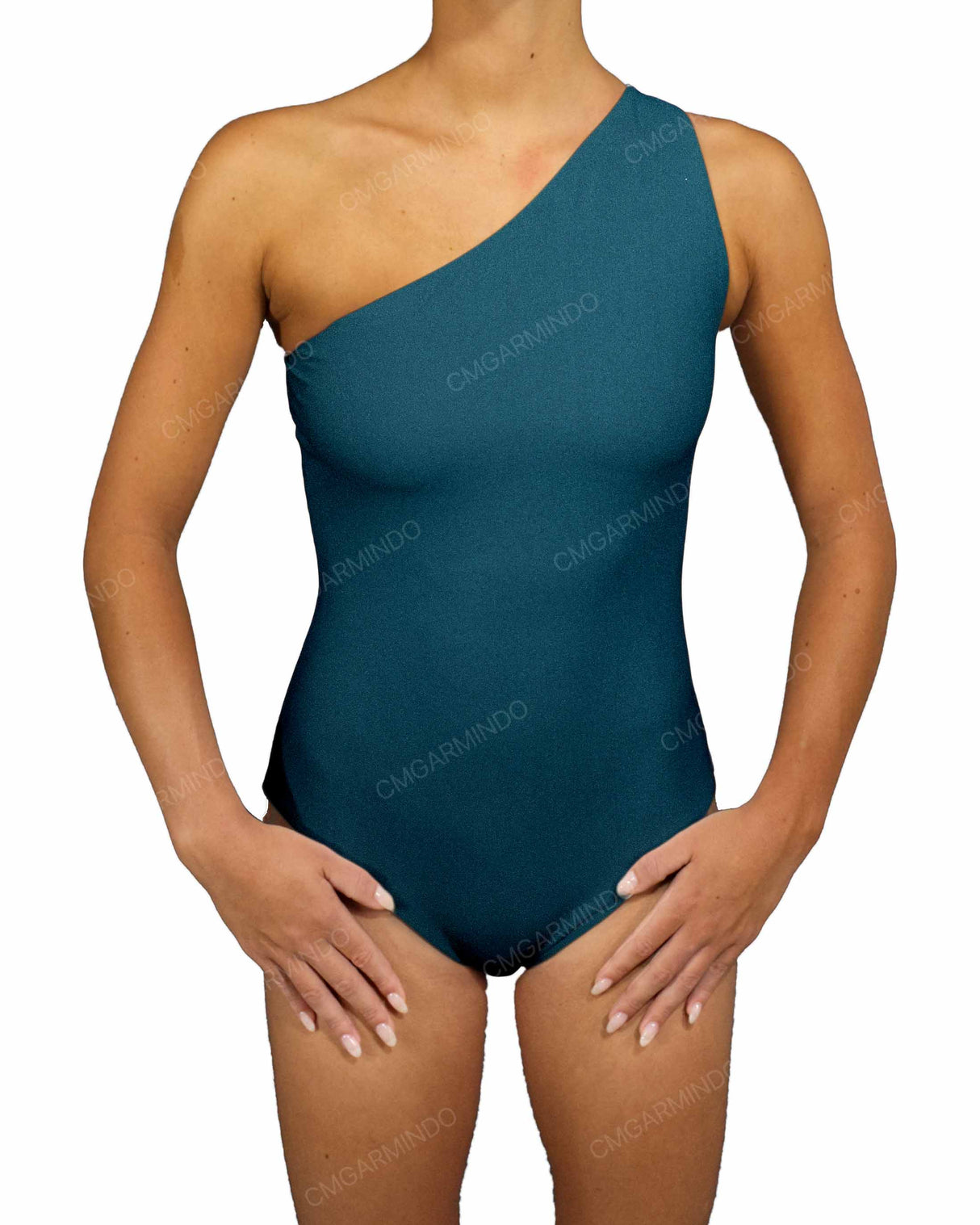 Wide One Shoulder One Piece