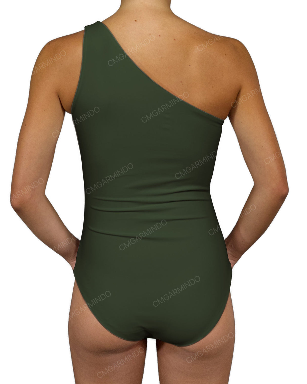 Wide One Shoulder One Piece