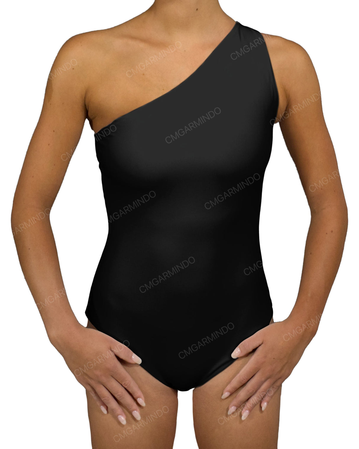 Wide One Shoulder One Piece