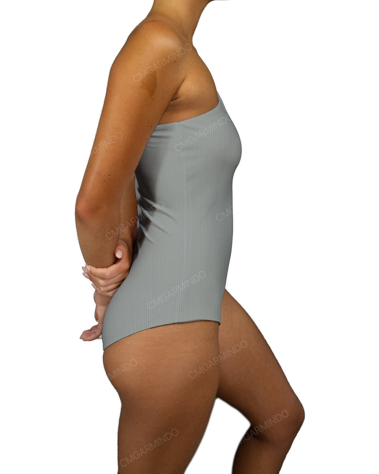 Wide One Shoulder One Piece