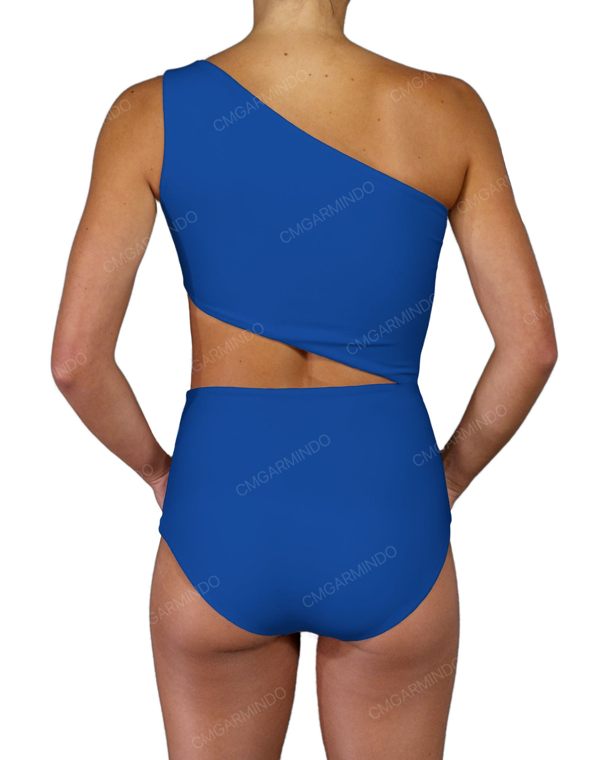 One Shoulder Cut Out One Piece