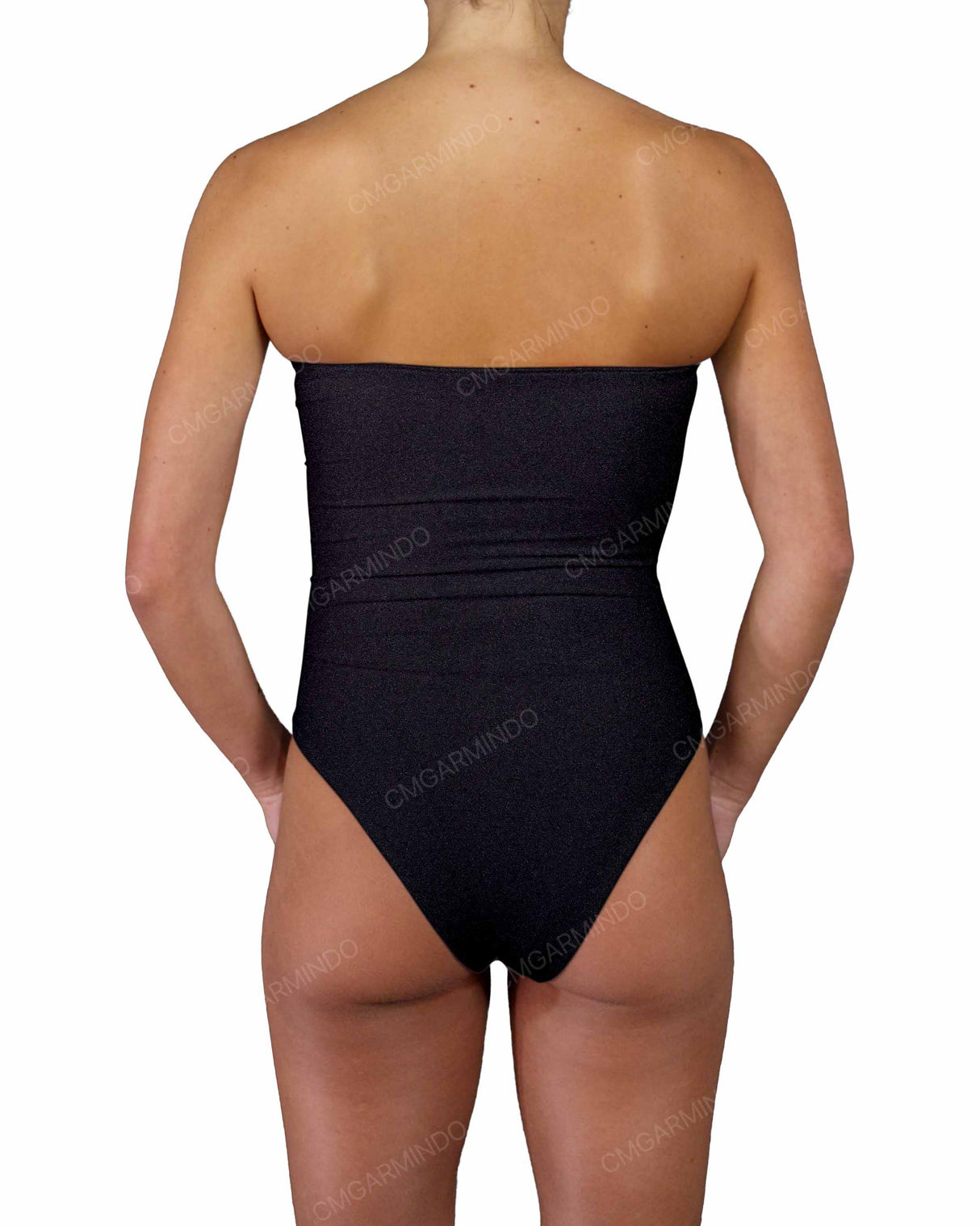 Triple Ring Strapless One Piece