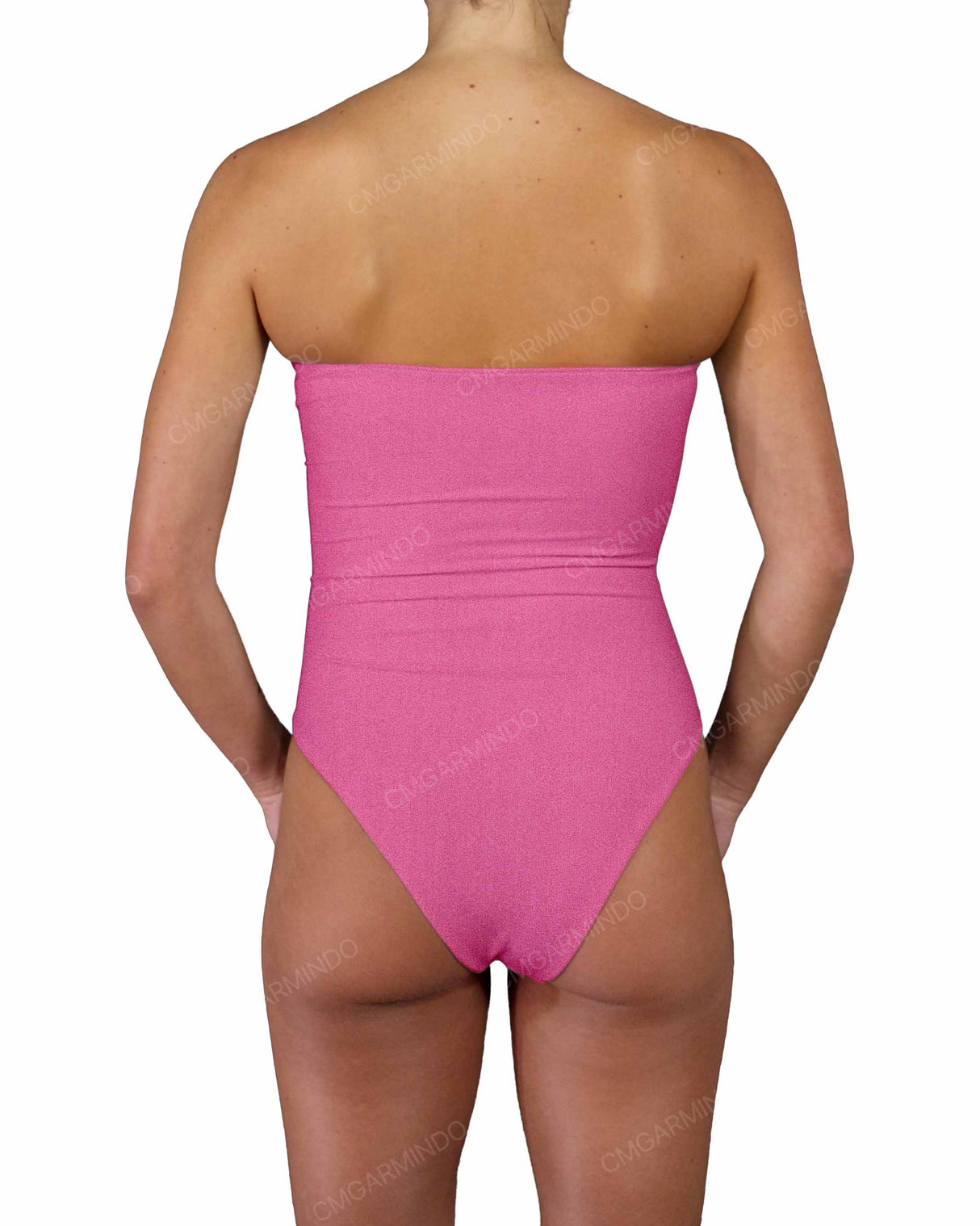 Triple Ring Strapless One Piece