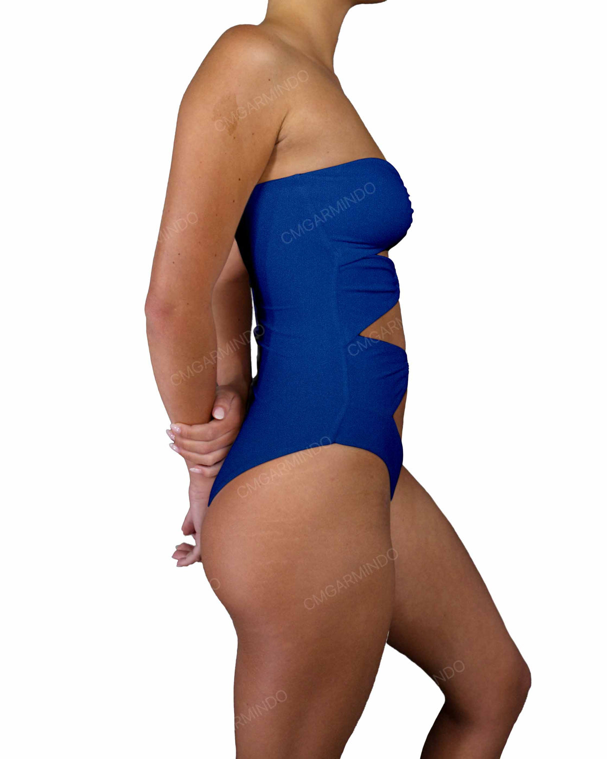 Triple Ring Strapless One Piece