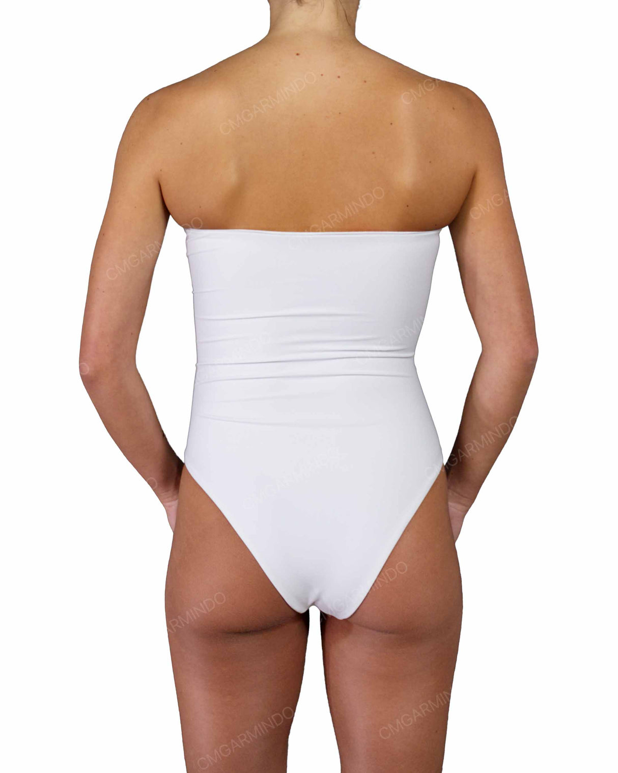 Triple Ring Strapless One Piece