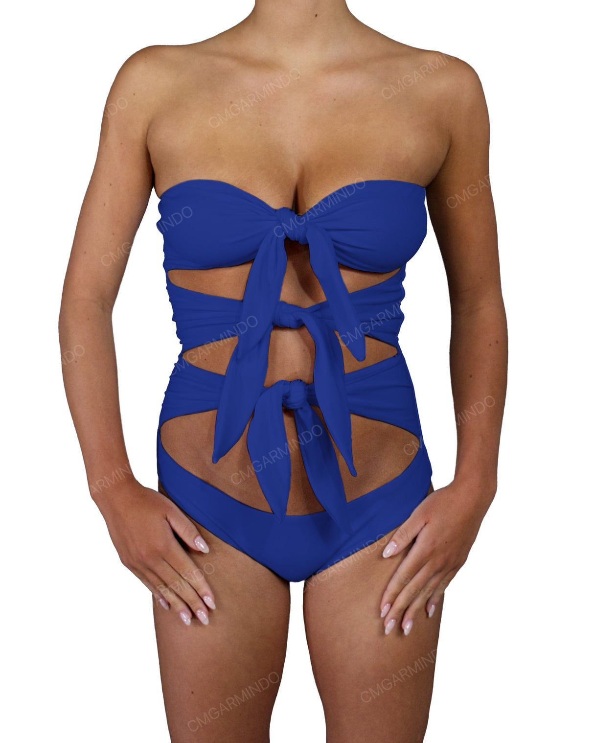 Triple Knot Strapless One Piece