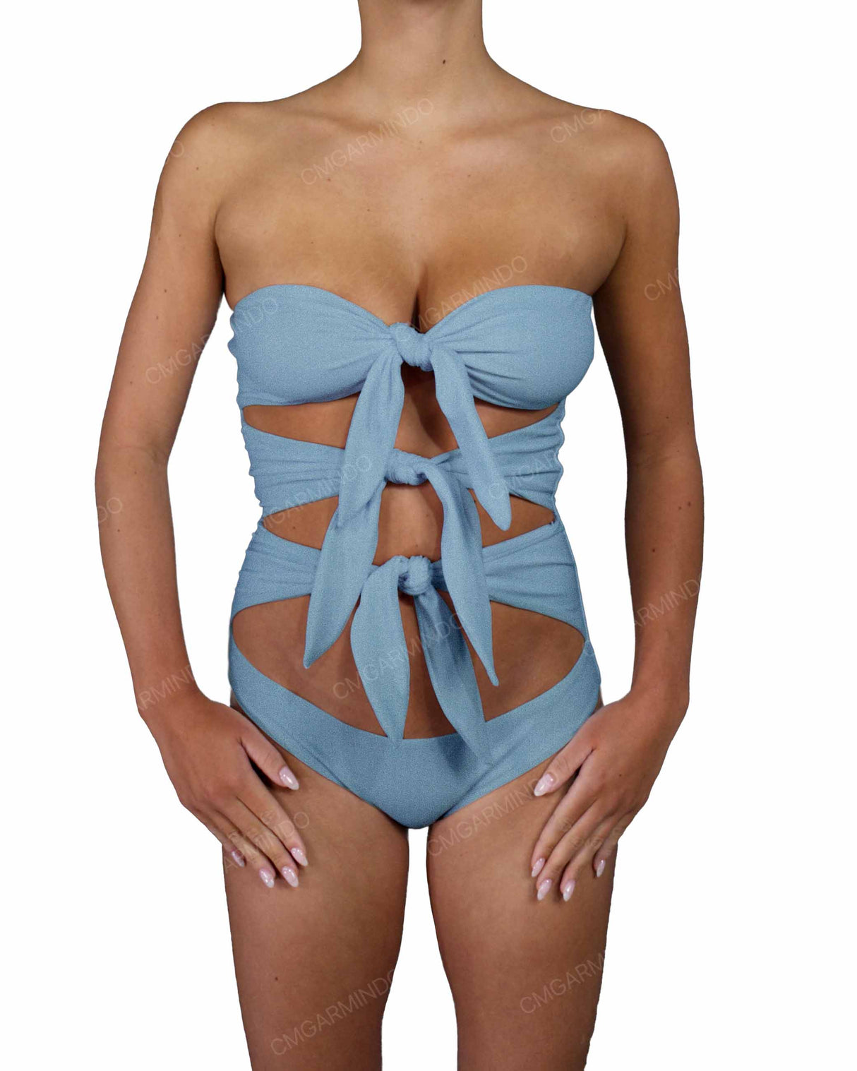 Triple Knot Strapless One Piece