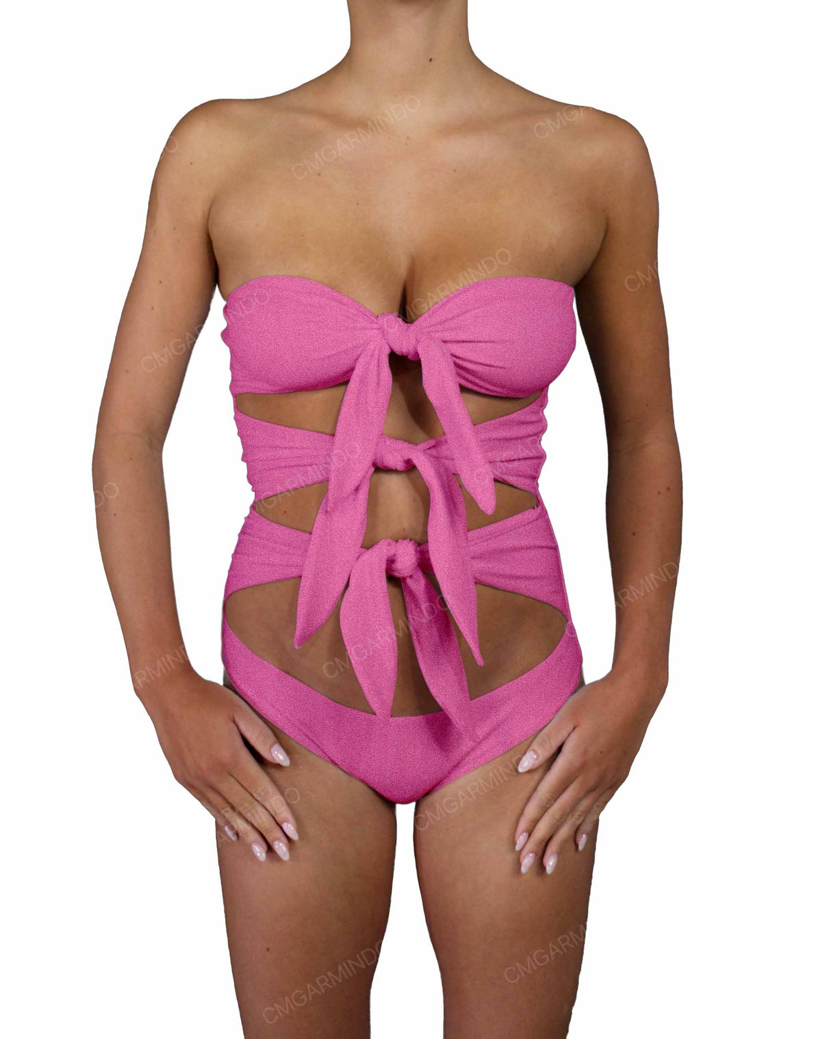 Triple Knot Strapless One Piece