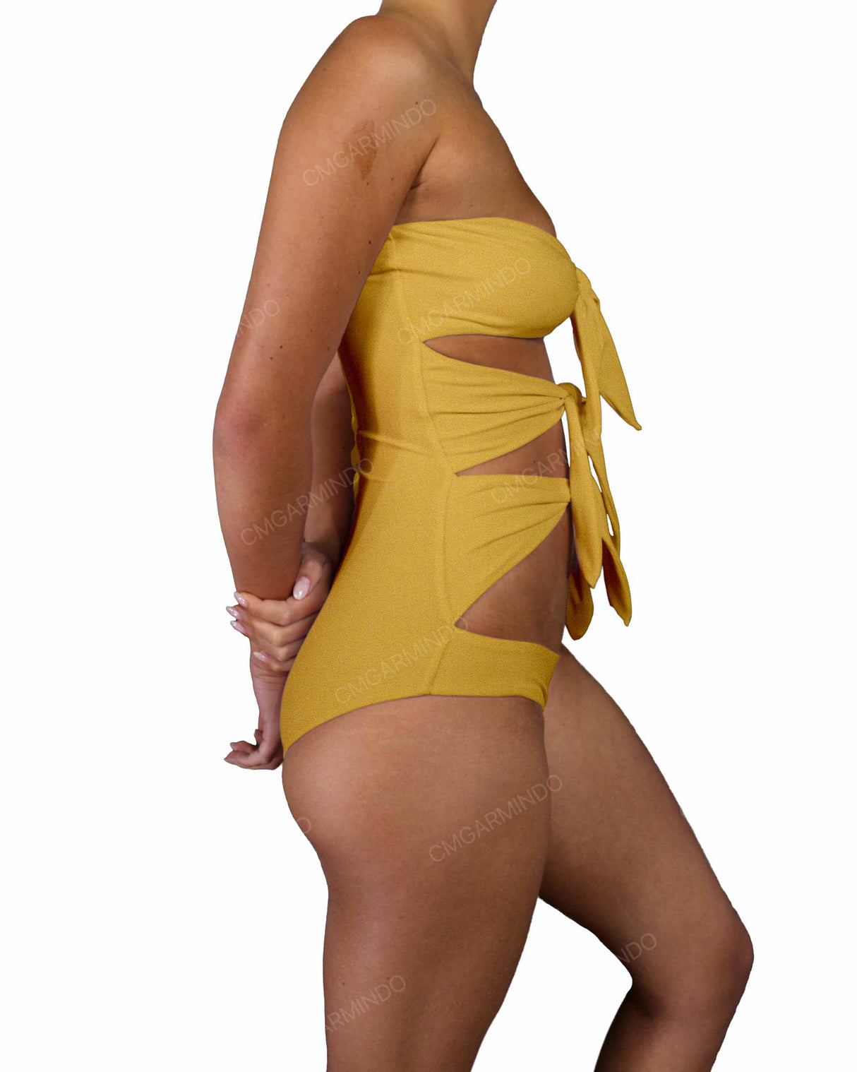 Triple Knot Strapless One Piece
