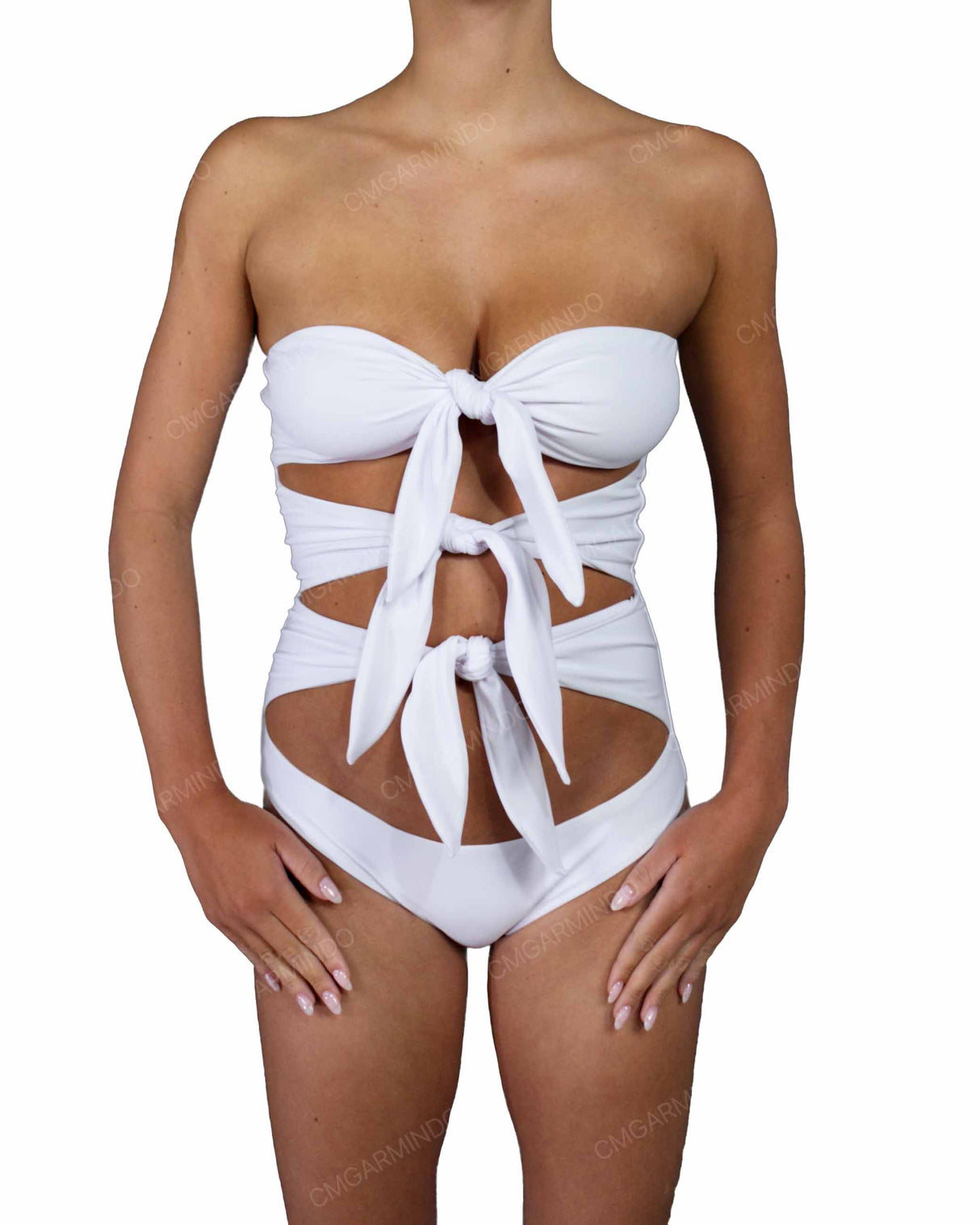 Triple Knot Strapless One Piece