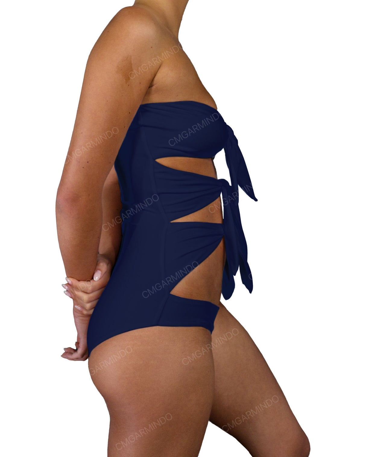 Triple Knot Strapless One Piece