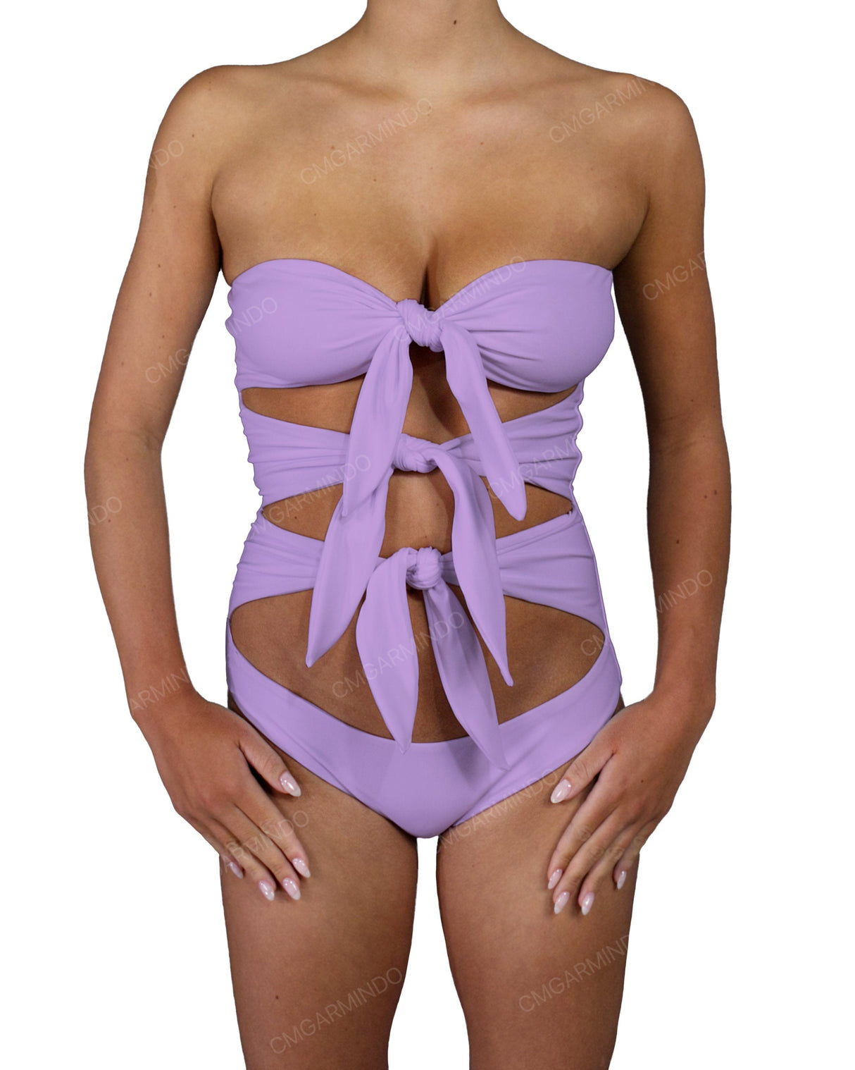 Triple Knot Strapless One Piece