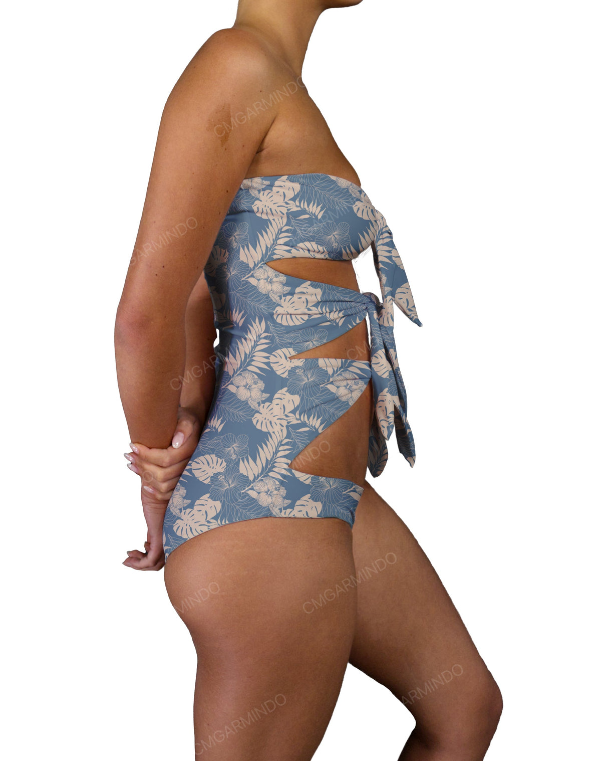 Triple Knot Strapless One Piece