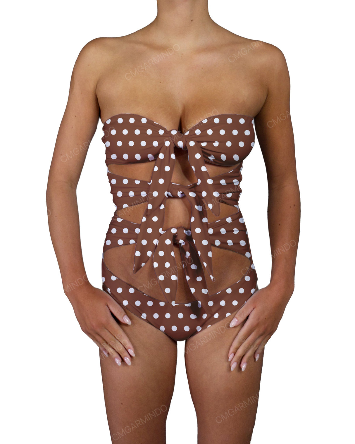 Triple Knot Strapless One Piece