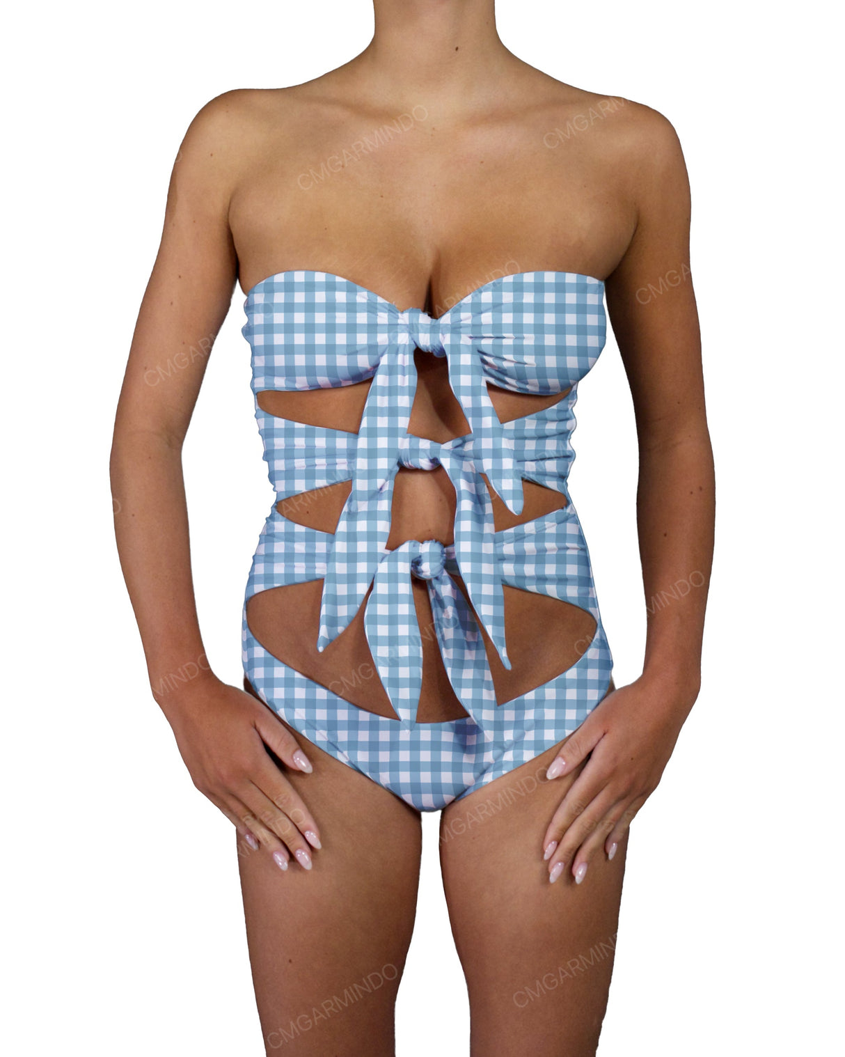 Triple Knot Strapless One Piece
