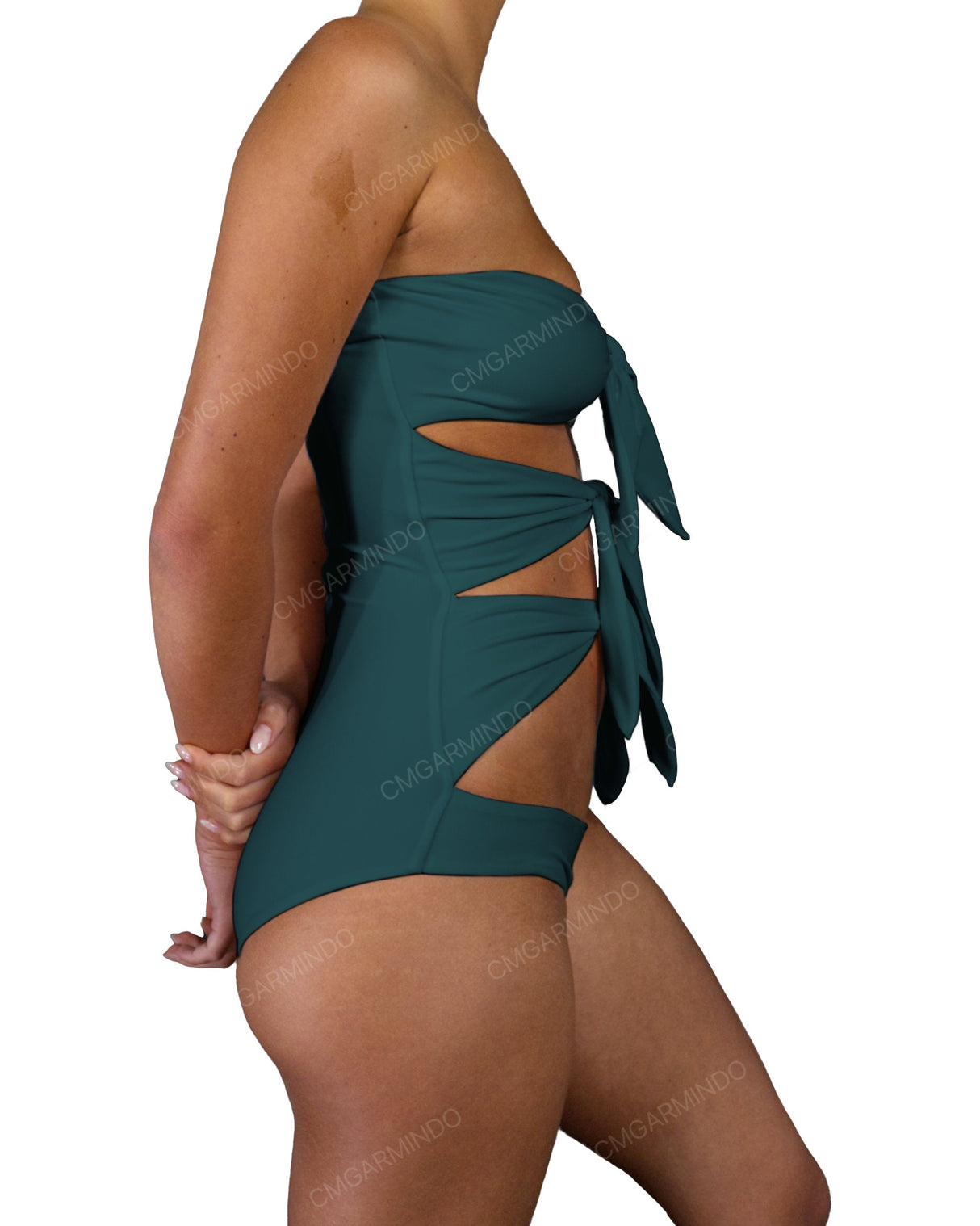 Triple Knot Strapless One Piece