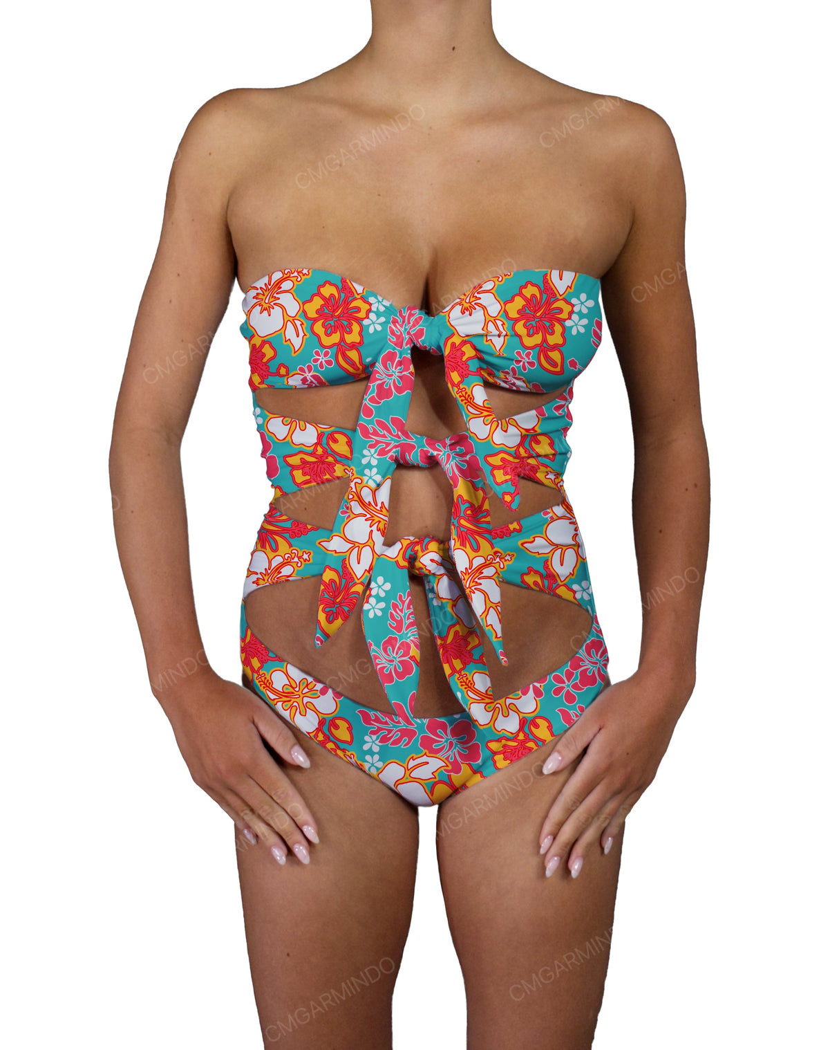 Triple Knot Strapless One Piece
