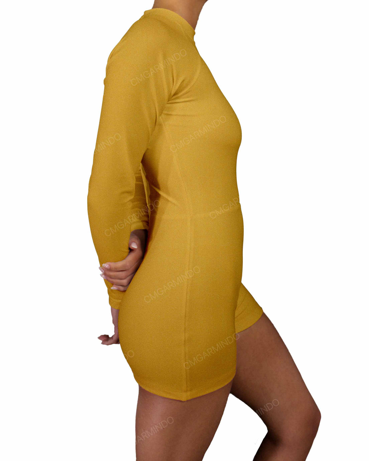 Long Sleeve Raglan Shorts One Piece