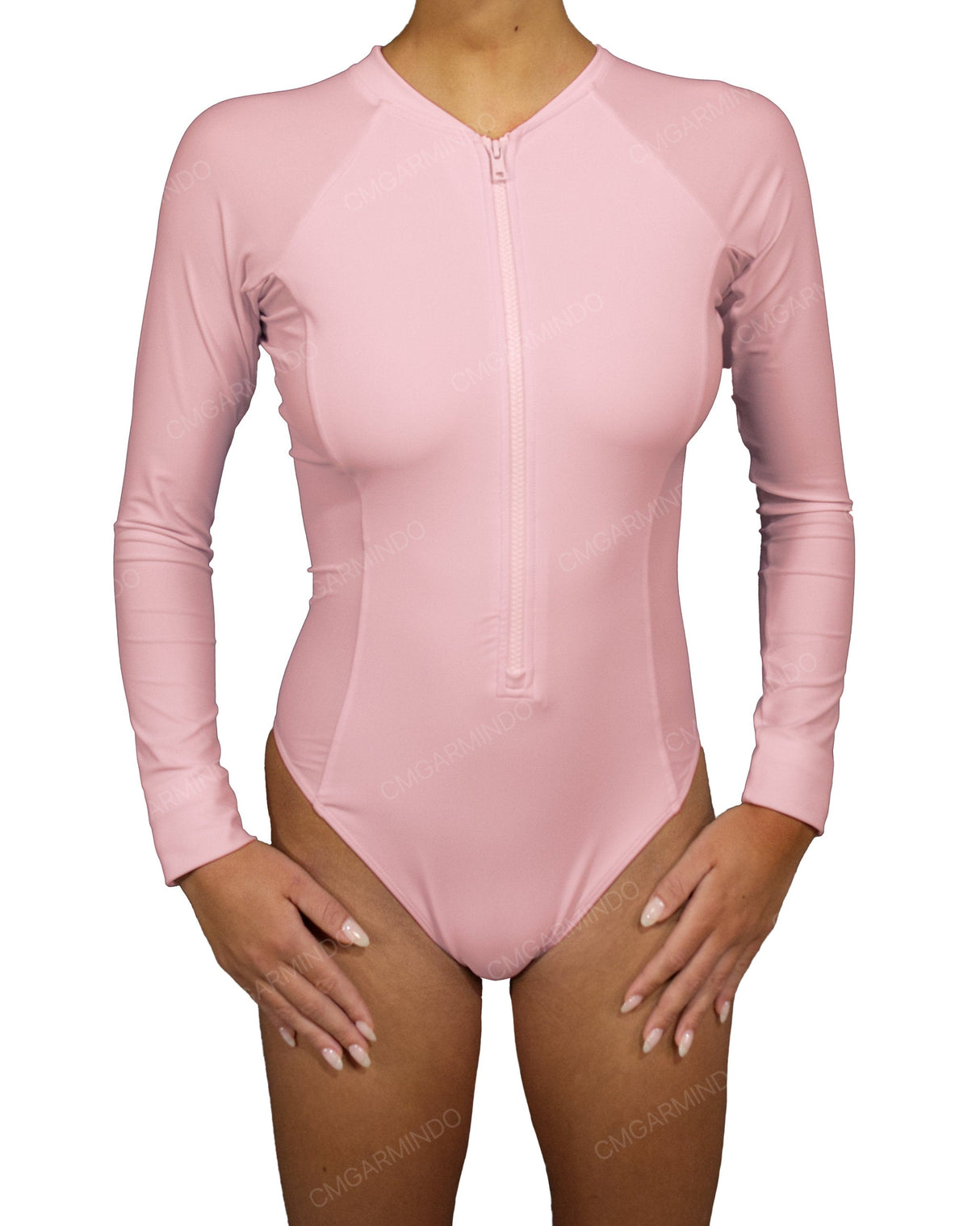 Long Sleeve Raglan Side Panel One Piece