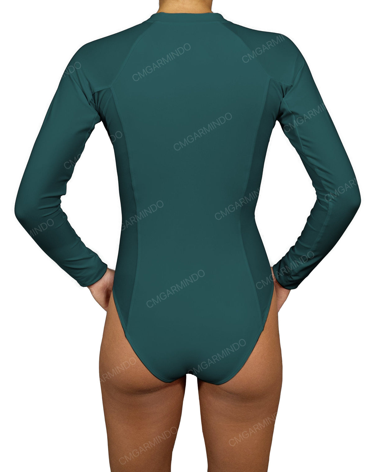 Long Sleeve Raglan Side Panel One Piece