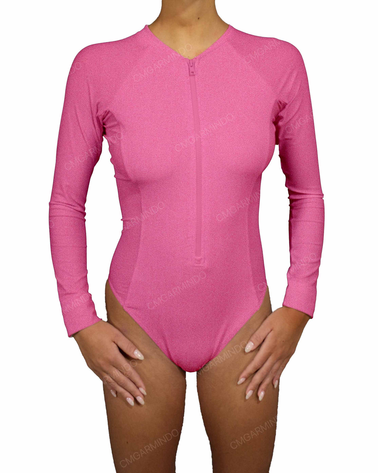 Long Sleeve Raglan Side Panel One Piece