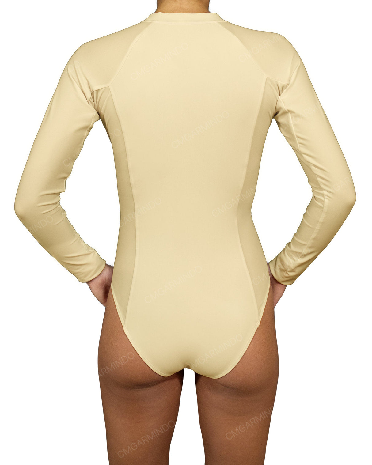 Long Sleeve Raglan Side Panel One Piece