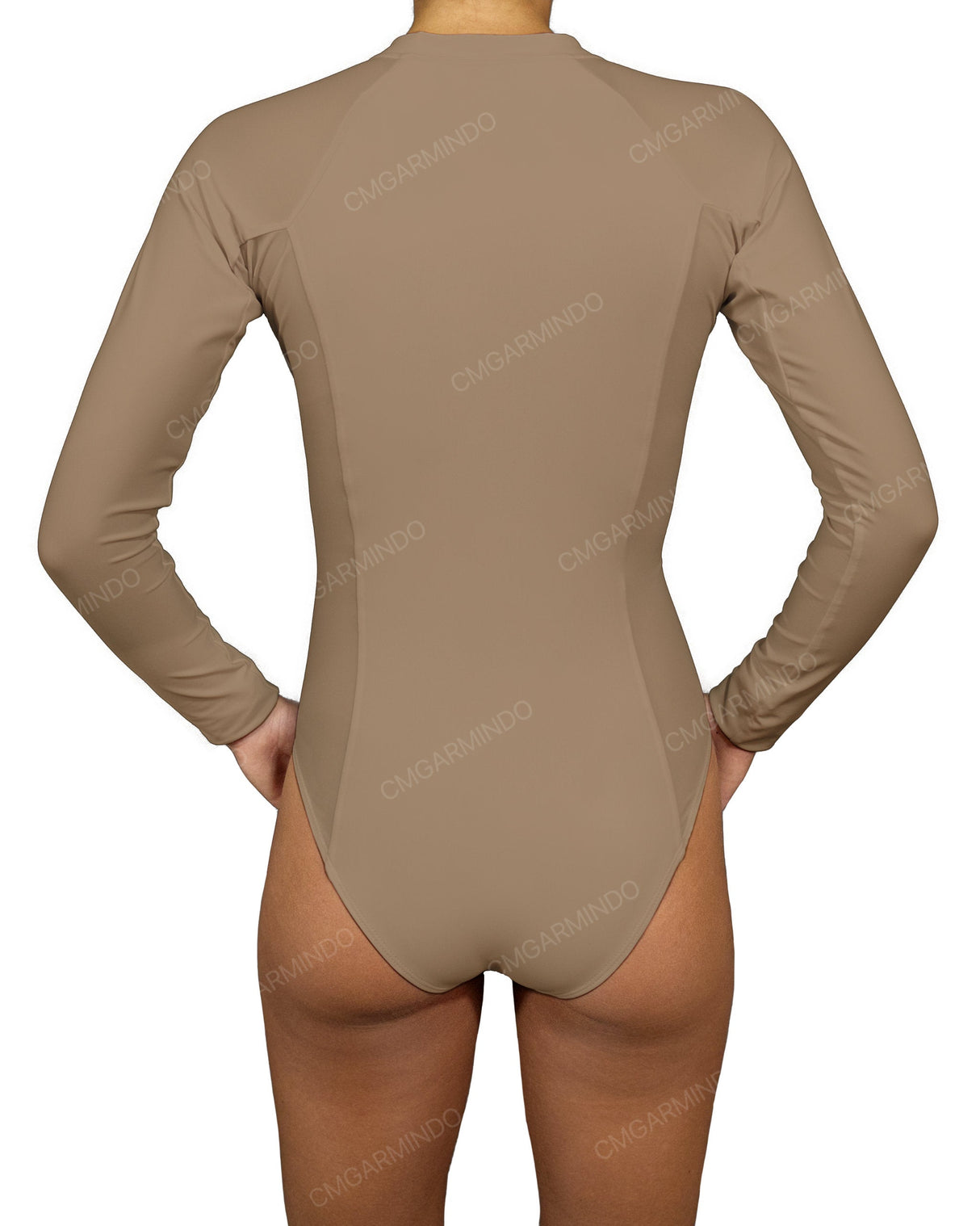 Long Sleeve Raglan Side Panel One Piece