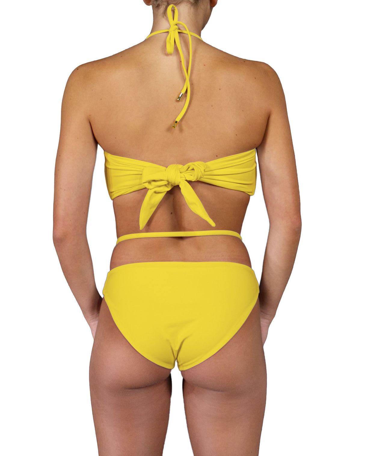 V-Halter Ring Bandeau Top