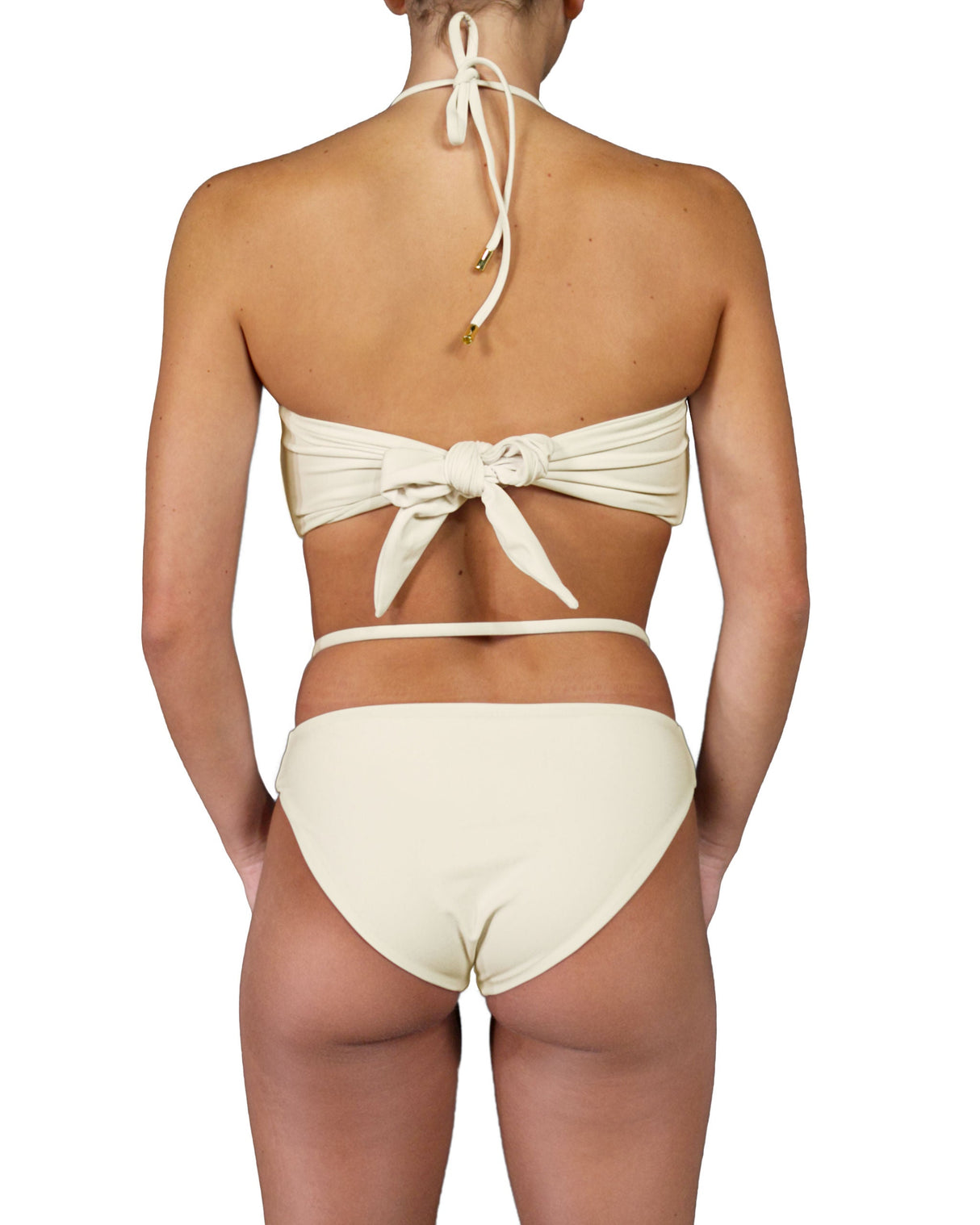 V-Halter Ring Bandeau Top