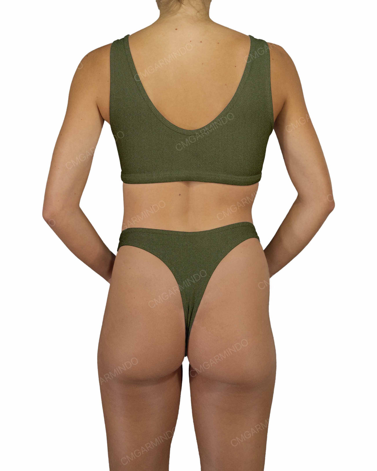 V-Front Tankini Top