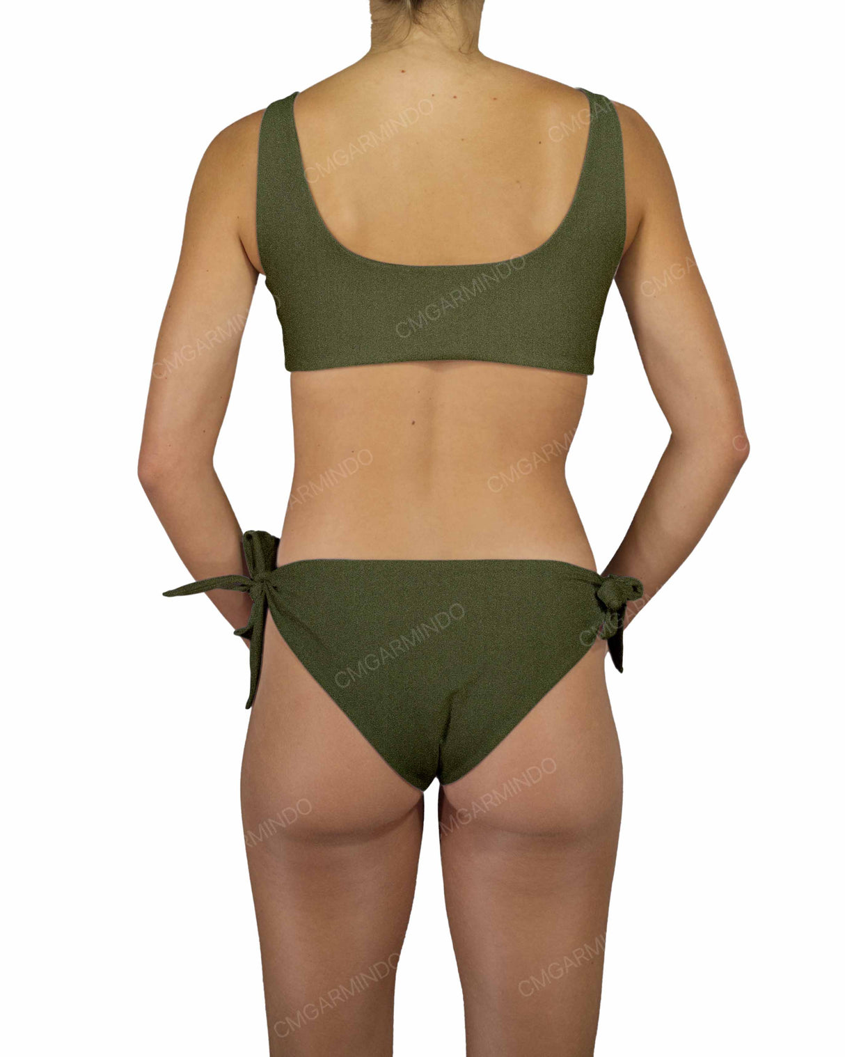 Front Tie Tankini Top