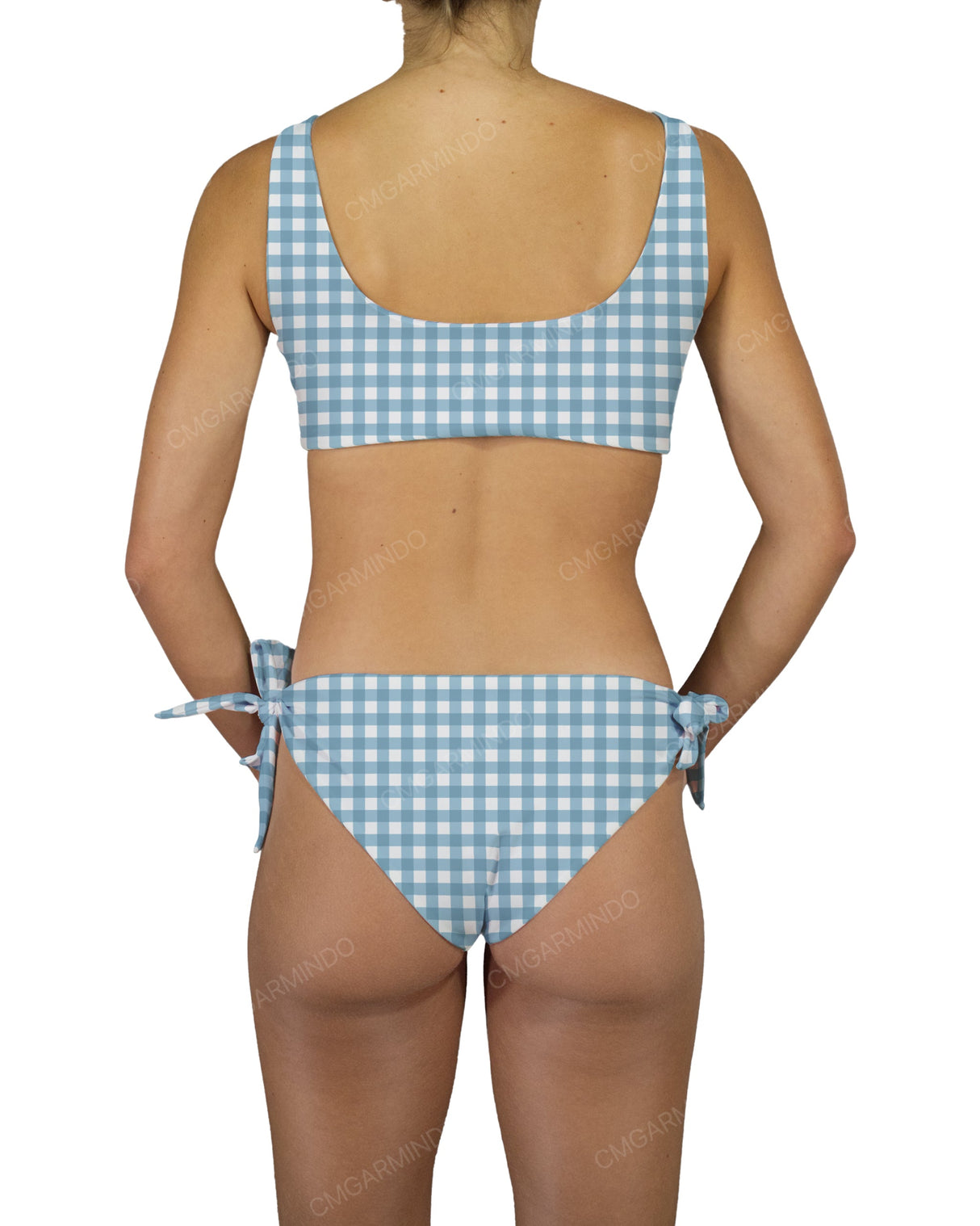 Front Tie Tankini Top