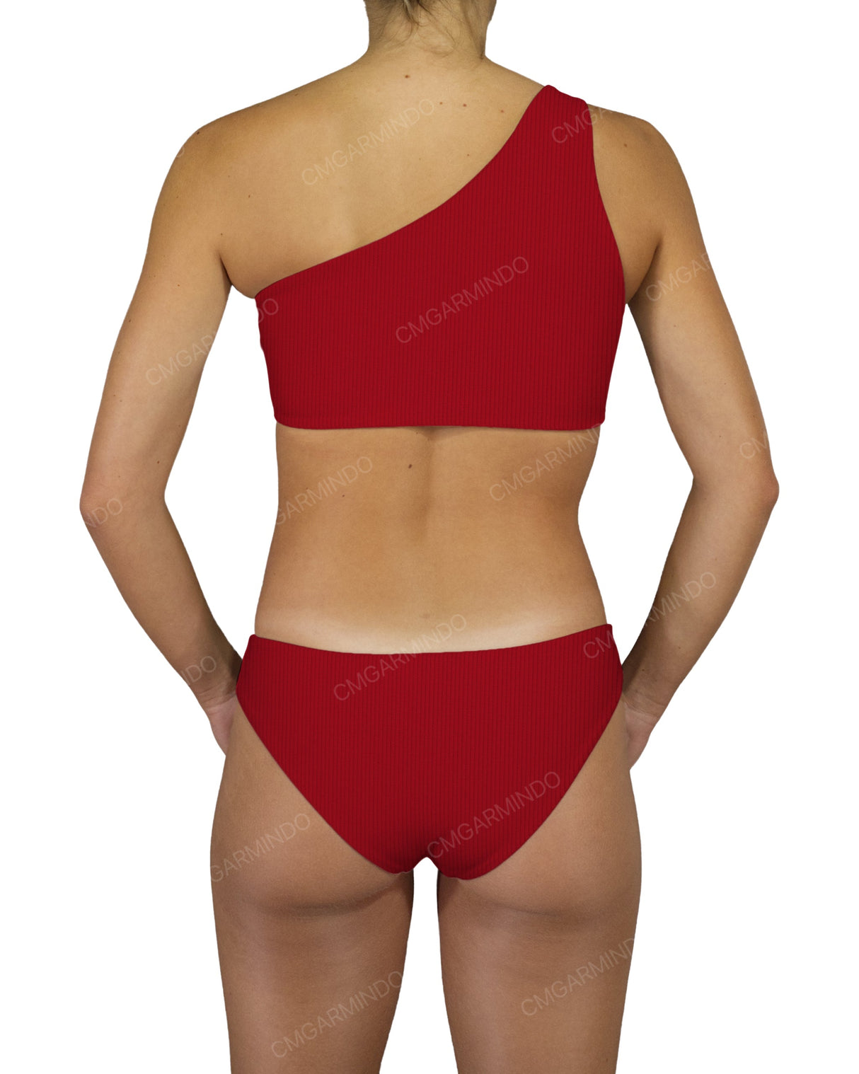 One Shoulder Tankini Top