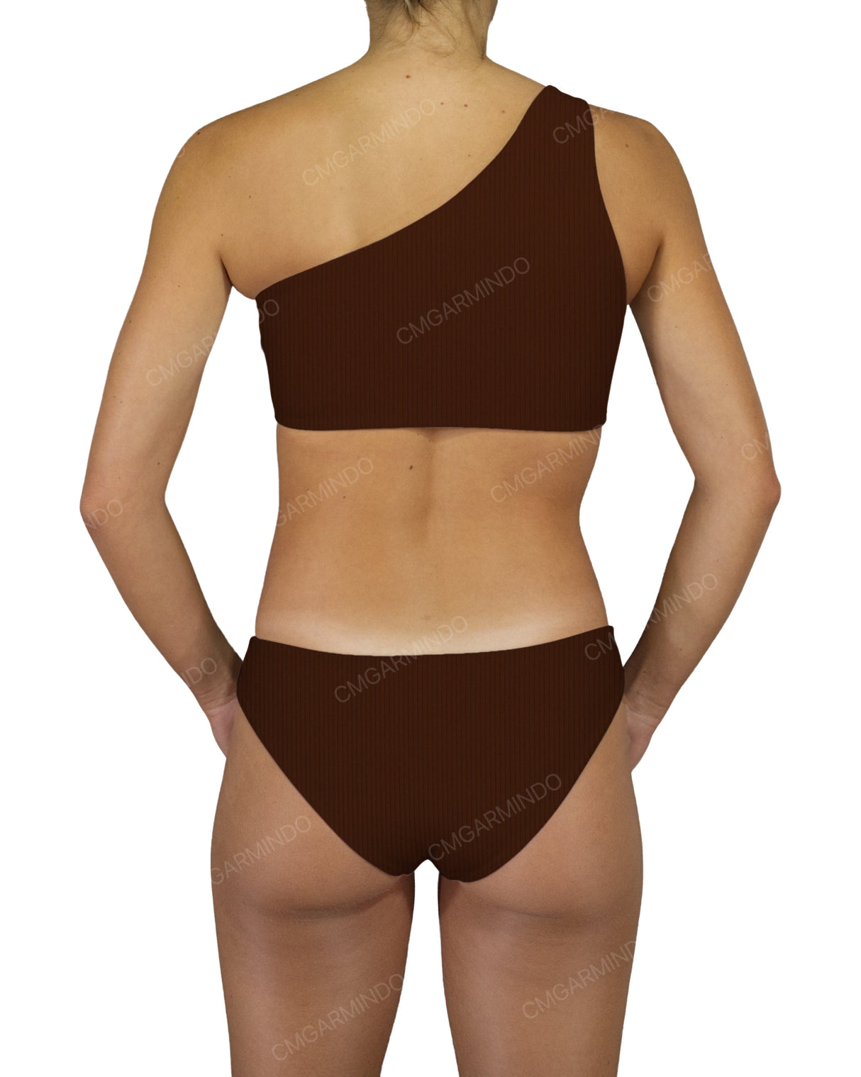 One Shoulder Tankini Top