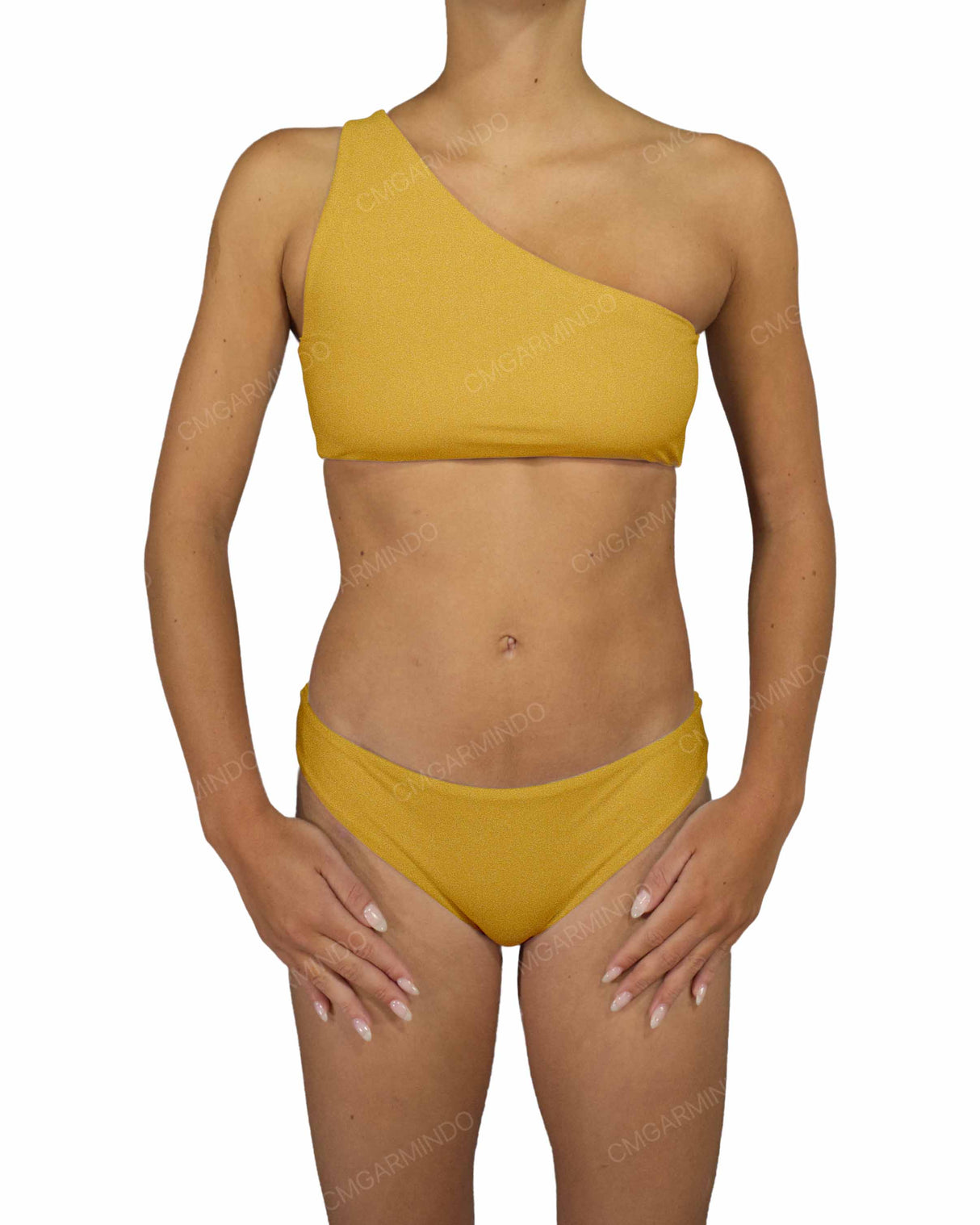One Shoulder Tankini Top