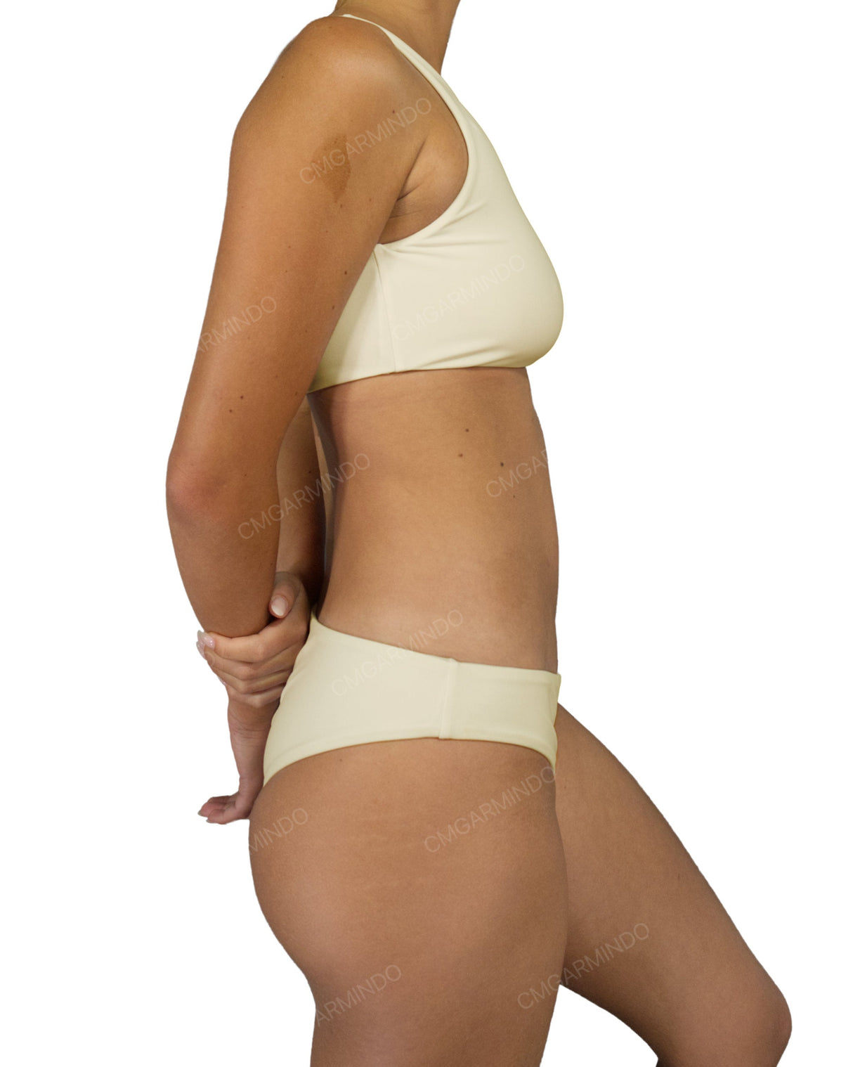One Shoulder Tankini Top