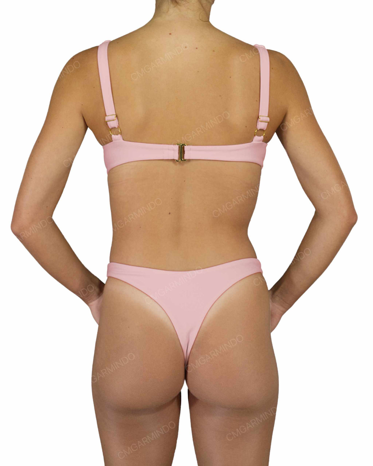 Multi Panel Wide Strap Underwire Top