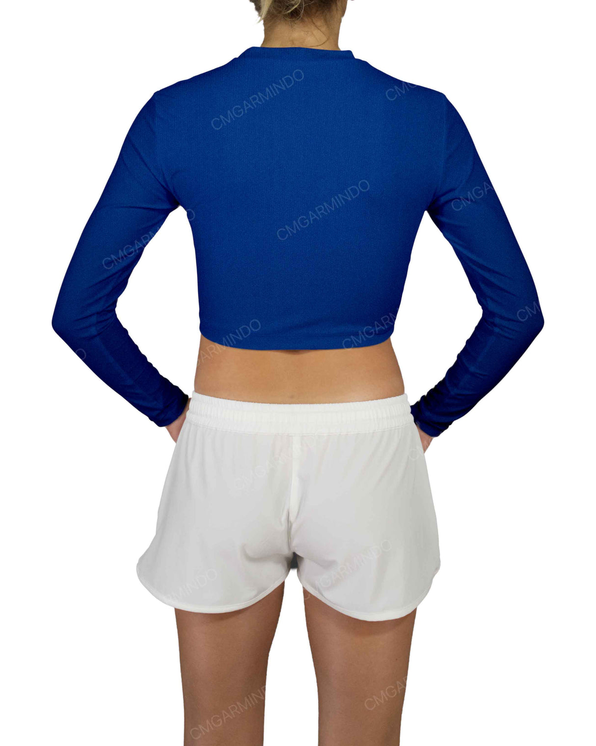 Long Sleeve Crop Rashguard Top